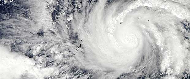 Taifun Hagupit / Ruby hat uns nur gestreift